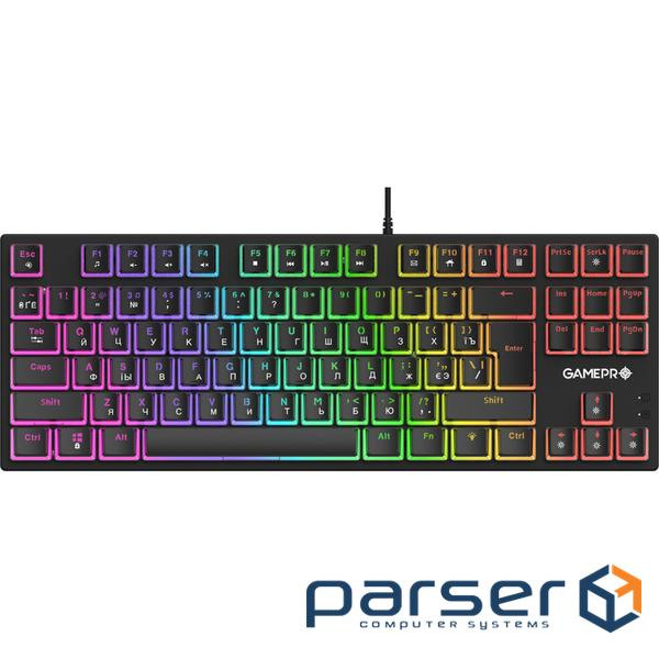 Клавіатура GamePro MK80R Red Switch RGB USB Black GamePro MK80R Red Switch RGB USB Black