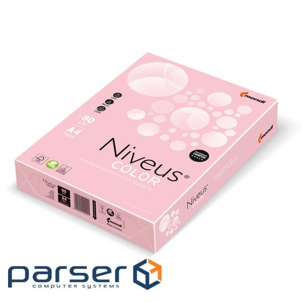 Папір Mondi Niveus COLOR Pastel lightPink A4, 80g, 500sh (A4.80.NVP.OPI74.500)
