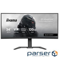 монітор, 0,6 мс (MPRT), 1 20 Гц, Adaptive Sync, HDR, 2xHDMI (GCB3482WQSU-B1)