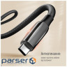 Кабель Type-C-Type-C, 1 м, Black, ColorWay, 240 Вт , 5A, PVC / Aluminum Alloy (CW-CBPDCC069-BK)