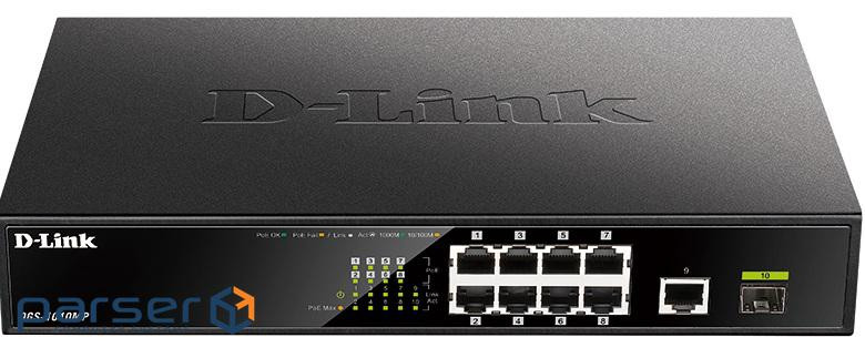 Комутатор мережевий D-Link DGS-1010MP