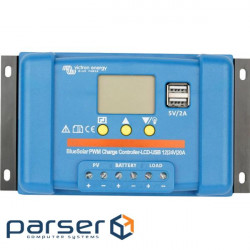 Charge controller VICTRON ENERGY BlueSolar PWM LCD&USB 12/24V 20A (PWM-LCD&USB 12/24V-20A)