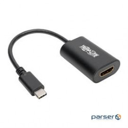 USB-C to HDMI 4K 60Hz Adapter, HDCP 2.2, Black (U444-06N-HD4K6B)