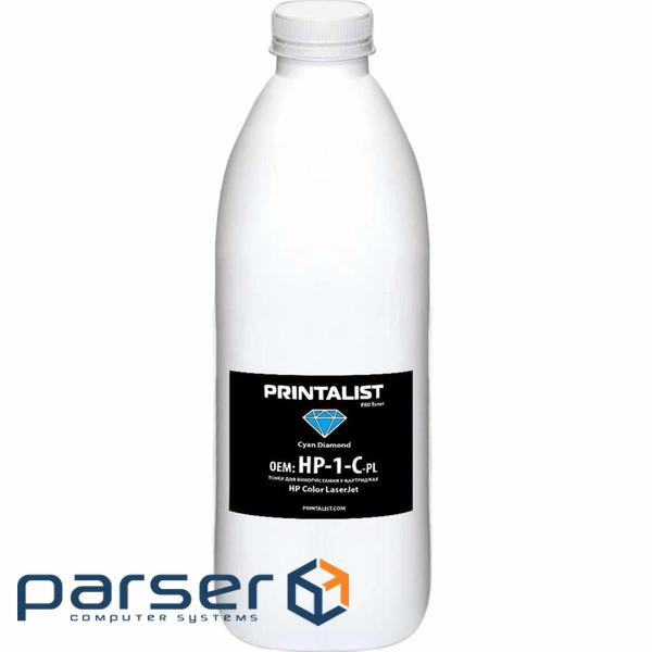 Тонер HP CLJ Universal 1000г Cyan Printalist (HP-1-C-PL)
