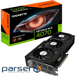 Видеокарта GIGABYTE GeForce RTX 4070 Windforce OC 12G (GV-N4070WF3OC-12GD)
