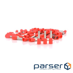 Кабельний наконечник VE7508, 0,75мм перетин кабелю, що стискається, довжина мідної трубки 8мм, ізоля 