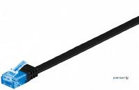 Патч-корд неекранованій RJ45 UTP6a 3.0m,patch AWG30 Flat OD 1.5x6.0mm,чорний (75.09.6334-10)