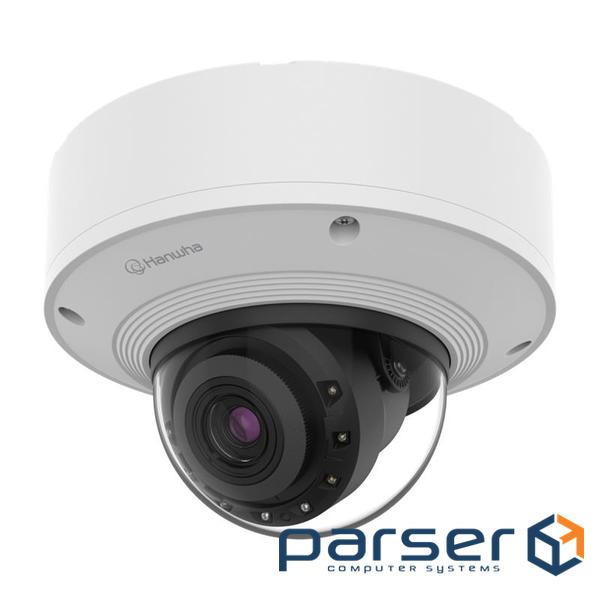 Камера IP Hanwha PNV-A6081R, 2MP, Dome, 4.38-9.33mm AVF, f/1.3-2.15, IR40m, DC 12V/PoE+, IP66/IP67/I