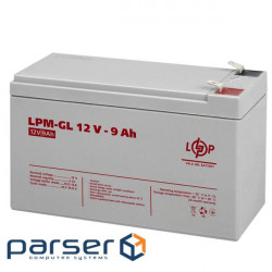 Accumulator battery LOGICPOWER LPM-GL 12 - 9 AH (12В, 9Ач) (6563)