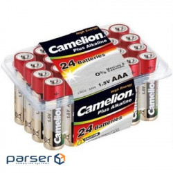 Батарейка Camelion AAA Plus Alkaline LR03 * 24 (LR03-PB24)