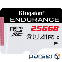 Карта памяти KINGSTON microSDXC High Endurance 256GB UHS-I A1 Class 10 (SDCE/256GB)