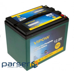 Акумуляторна батарея Vipow LiFePO4 (LiFePO4128-50/40)