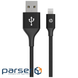 Дата кабель USB 2.0 AM to Lightning 1.0m 2.4A MFI HP (HP_DHC-MF100-1m)