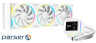 Система водяного охлаждения DeepCool LM360 WH (R-LM360-WHDMMC-1), Intel: 1851/1700/1200/115X, AMD: A