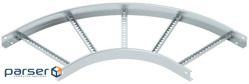 Кутова секція 90 кабельростру з VS поперечинами, 60х200мм, FS (18-22 мкм) OBO Bettermann 6225042 ) OBO Bettermann 6225042