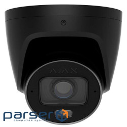 8 Mp IP варіофокальна відеокамера з гібридним підсвічуванням Ajax TurretCam HLVF (8 Mp) Black (2.8-1