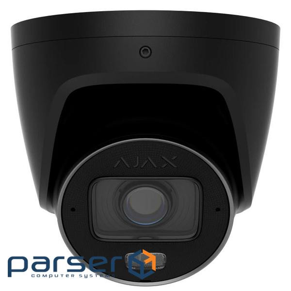 8 Mp IP варіофокальна відеокамера з гібридним підсвічуванням Ajax TurretCam HLVF (8 Mp) Black (2.8-1