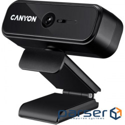 Веб камера CANYON C2 720p HD Black (CNE-HWC2)