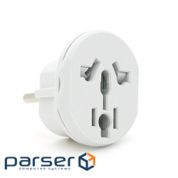 Перехідник на євророзетку TEFAL-трійник White 16A, в упаковці 20 штук, ціна за шт (YT-AESTTf / G16A) (YT-AESTTf / G16A)