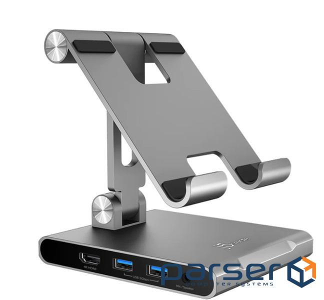 Док-станция J5create USB-C 8-в-1 (JTS224-N)