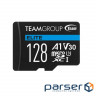 Карта пам'яті TEAM 128 GB microSDXC UHS-I (U3) V30 A1 Team Elite + SD-адаптер (TEAUSDX128GIV30A103)