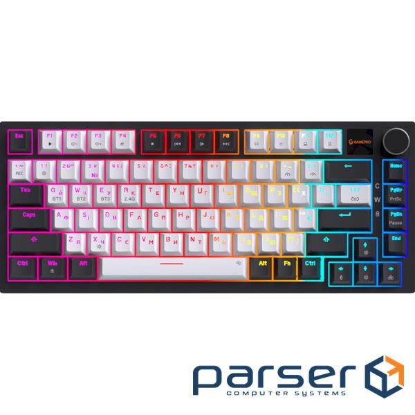 Клавіатура бездротова GAMEPRO Asgard Valhalla Pro MK160W-D-Pro Rainy Switch White