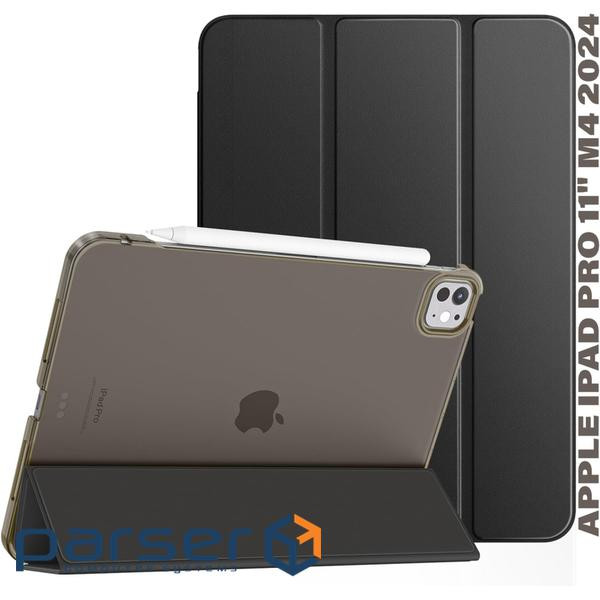 Чeхол-книжка BeCover Tri Fold Hard для Apple iPad Pro 11" M4 2024 Black (711726)