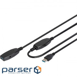 Активний подовжувач USB POWERPLANT USB3.0 AM/AF 10м (CA912858)