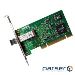 Мережева плата D-link DGE-550SX 1port 1000Base-SX(LC), PCI (оптика) ) (DGE-550SX/F1L SALE#1)