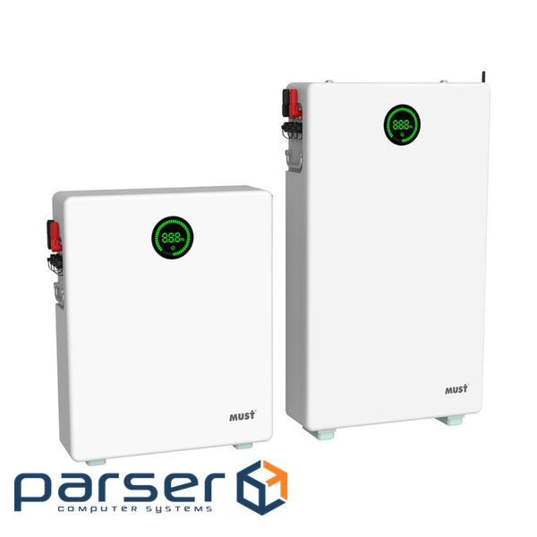 Акумуляторна батарея Must LiFePO4 LP28-48100 51.2V 100Ah 5,12KWh, CAN2&RS232&RS485,W