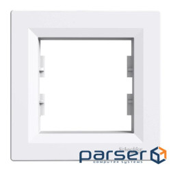 Рамка 1-местная горизонтальная белая Schneider Electric ASFORA EPH5800121