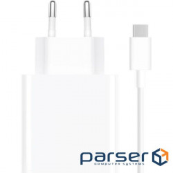 Зарядний пристрій XIAOMI 33W Charging Combo Type-A White w/USB-C cable (BHR6039EU)