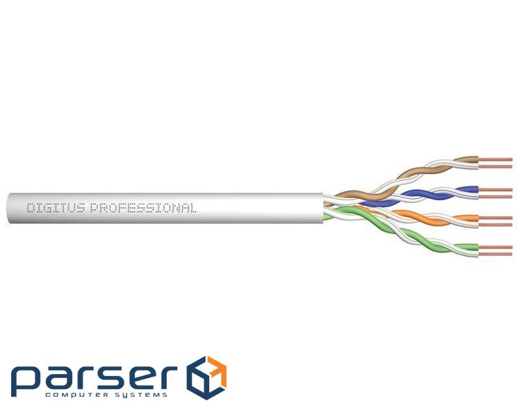 Кабель DIGITUS кат. 5e, UTP, 100м, 24AWG (DK-1511-V-1-1)