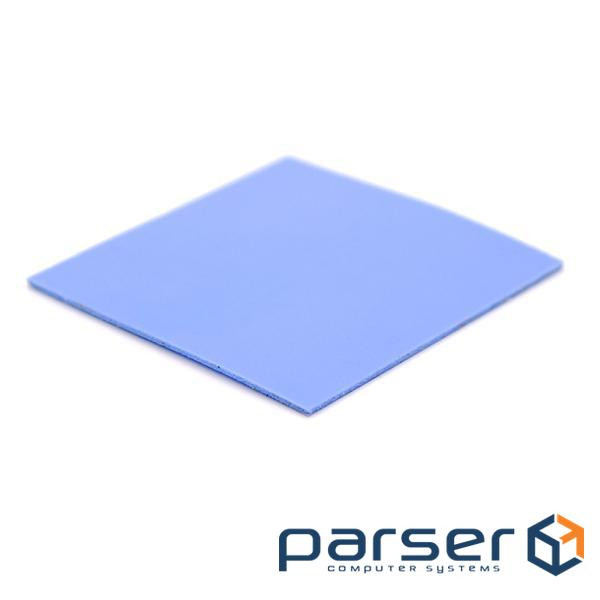 Силіконова термопрокладка HY-100-1, 30x30x0.5mm, Blue, > 4,0W / m (HY-100-1-30x30x0.5mmB-10u)