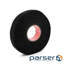 Ізолента ганчіркова YC 51618 0,17мм * 19мм * 25м (чорна), діапазон раб. темп. (0,17мм*19мм*25м) )