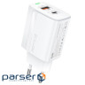 Зарядное устройство Foneng EU66 (USBх3A, USB-Cх3A) 20W White (EU66-CH-W)