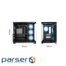 Корпус PCCOOLER C3 T700 ARGB Black (C3-T700BKD401-GL)