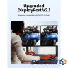 Кабель мультимедійний DisplayPort M to DisplayPort M 1.0m v2.1 16K DP118 black Ugreen (15383)