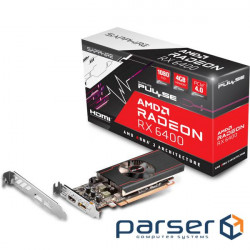 Video card MSI GeForce GT1030 2048Mb AERO ITX OC (GT 1030 AERO ITX 2G OC) PCI-Express x16 3.0, 2 ГБ, GDDR5, 64 Bit, Base - 1265 MHz, Boost - 1518 MHz, 1 x HDMI, 1 x DVI, 30 Вт SAPPHIRE Pulse Radeon RX 6400 (11315-01-20G)