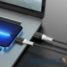 Кабель HOCO X82 USB to iP 2.4A, 1m, silicone, silicone connectors, Black (6931474768537)