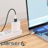 Кабель HOCO X82 USB to iP 2.4A, 1m, silicone, silicone connectors, Black (6931474768537)