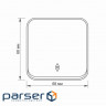 Перемикач Videx BINERA IP20 зовнішній 1кл прохідний білий (VF-BNS11P-W)