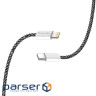 Дата кабель USB-C to Lightning 1.0m 27W black ColorWay (CW-CBPDCL061-BK)