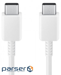 Дата кабель USB-C to USB-C 1.8m White 5A Samsung (EP-DX510JWRGRU)