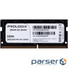 Модуль пам'яті PROLOGIX SO-DIMM DDR4 3200MHz 16GB (PRO16GB3200D4S)