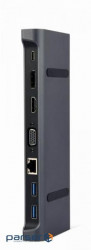Док-станція Cablexpert USB-C 9-в -1 (A-CM-COMBO9-02)