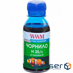 Чорнило WWM HP №22/134/121 100г Cyan (H35/C-2)