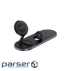 Зарядний пристрій Acefast Wireless QI 3in1 15W E19 Qi2 (6974316283096)