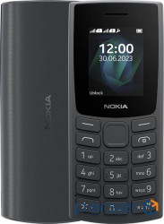 Мобильный телефон Nokia 105 2023 Dual Sim Charcoal, 1.8" (160x120) TFT (Nokia 105 2023 DS Charcoal)