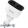 Розгалужувач прикурювача HOCO Z28 Power Ocean 2xUSB-A, 2xCar Charger, LED Digital (6957531091967)